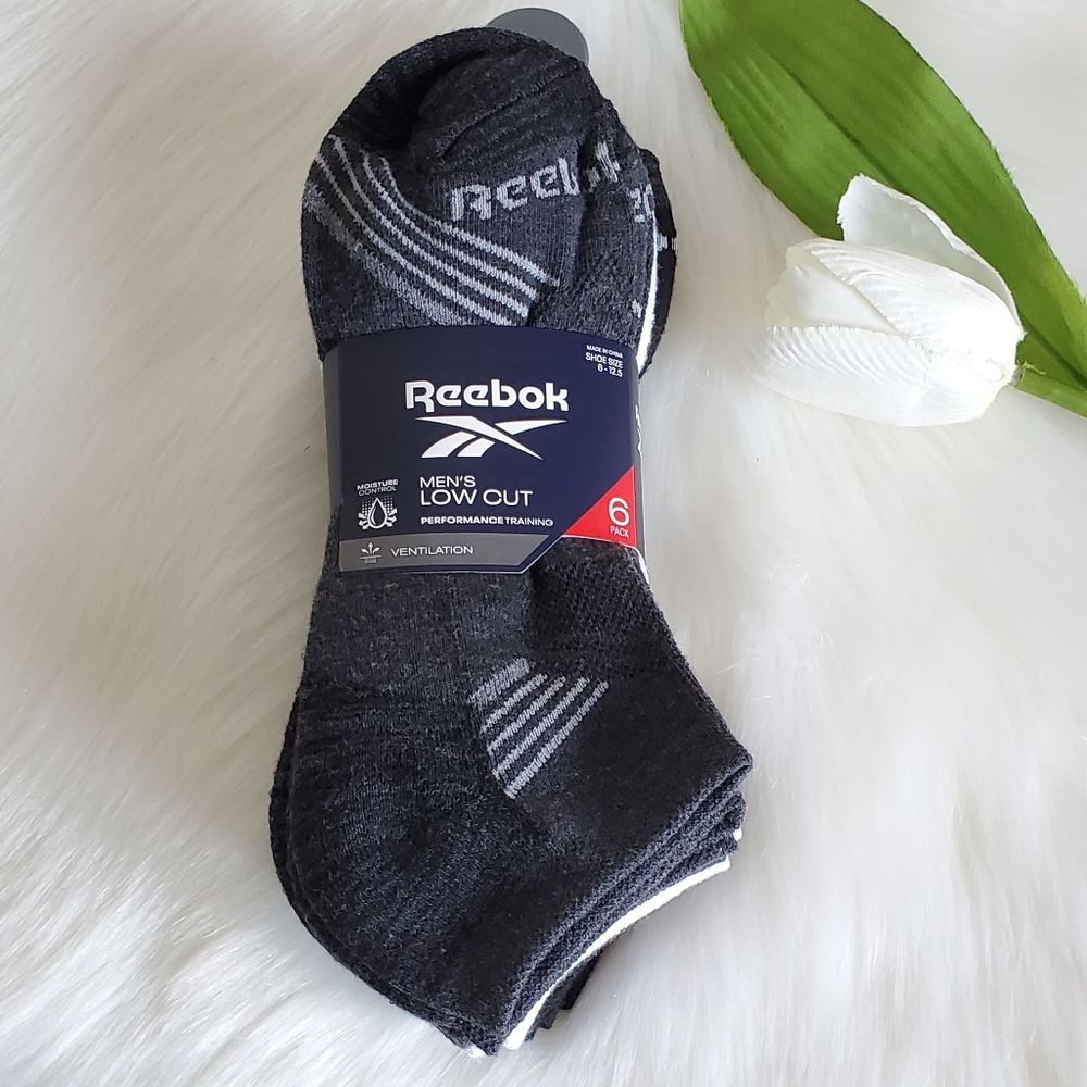 Reebok Men's Low Cut Socks 6 Pack - Picture 5 of 6